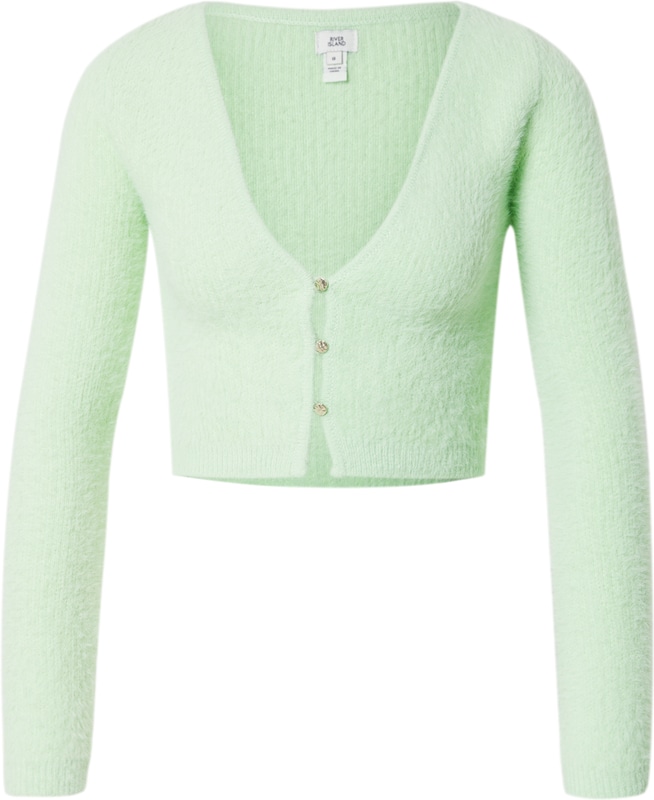 River Island Strickjacke in Hellgrün AB6426 River Island Strickjacke in Hellgrün AB6426