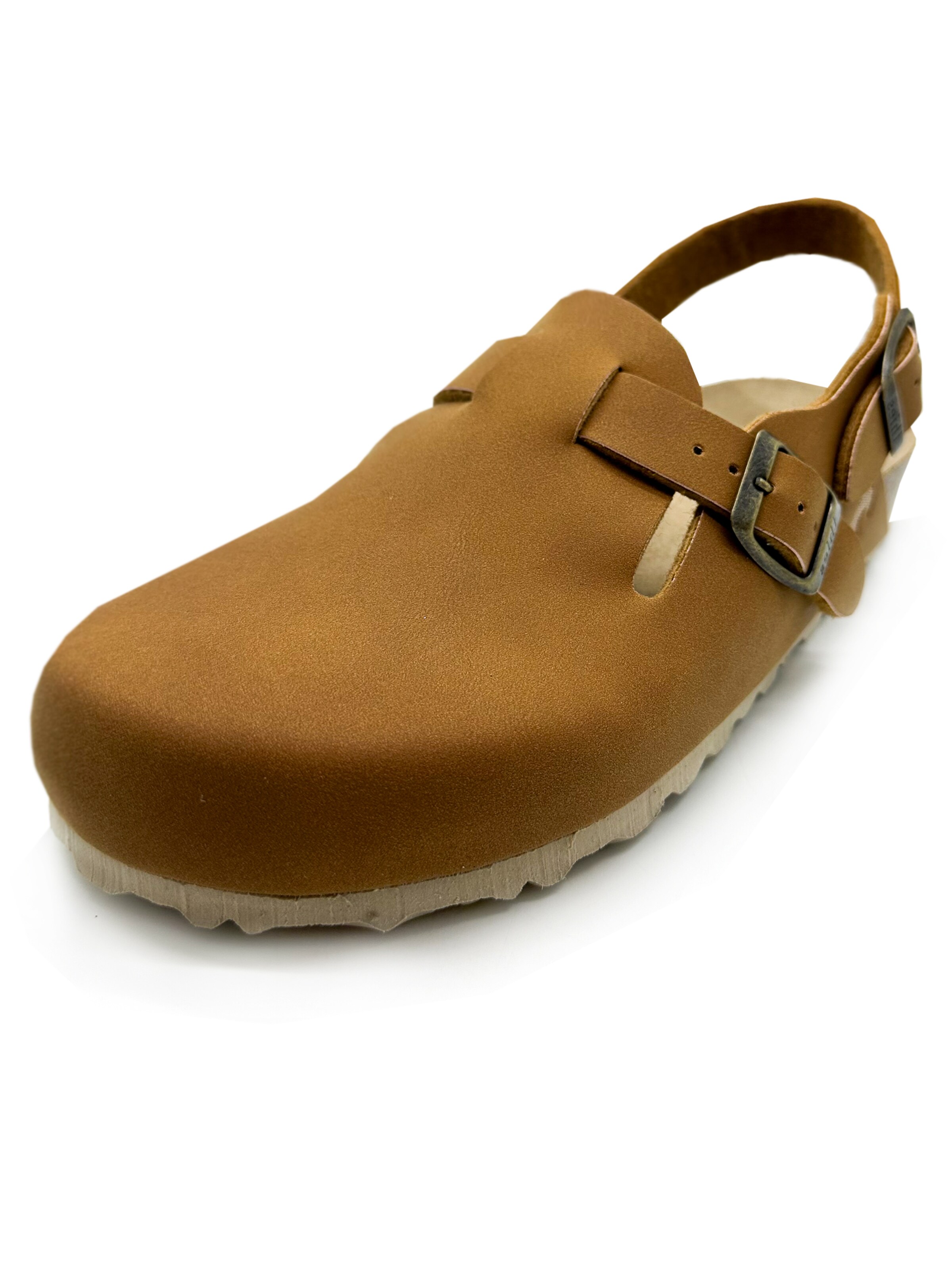 thies Clogs 'thies 1856 ® Eco Bio Backstrap Clog'‌‌‌‌‌‌ in Braun: Vorderseite