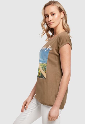 T-shirt 'Stone Temple Pilots - Thank you' Merchcode en marron
