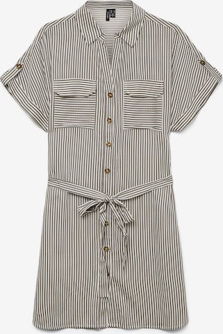 Robe-chemise 'VMBumpy' VERO MODA en marron : devant