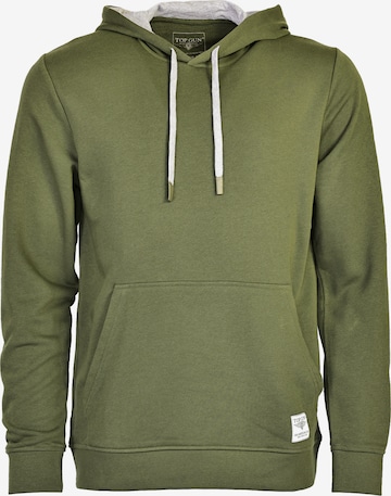 TOP GUN Sweatshirt in Groen: voorkant