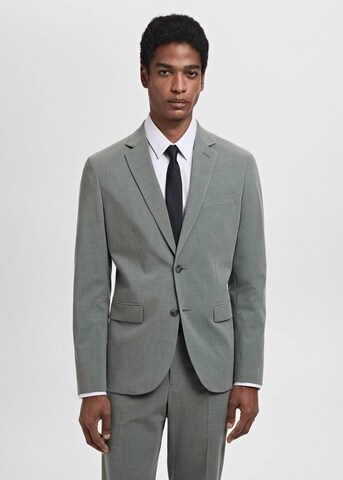MANGO MAN Regular fit Suit Jacket 'Paris' in Green: front