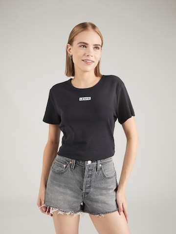 LEVI'S ® Paita 'Graphic Rickie Tee' värissä musta