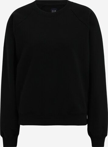 Gap Tall Sweatshirt in Black: front