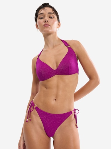 TRIUMPH Bikini top ' Red Label Summer Sunset ' in Purple: front