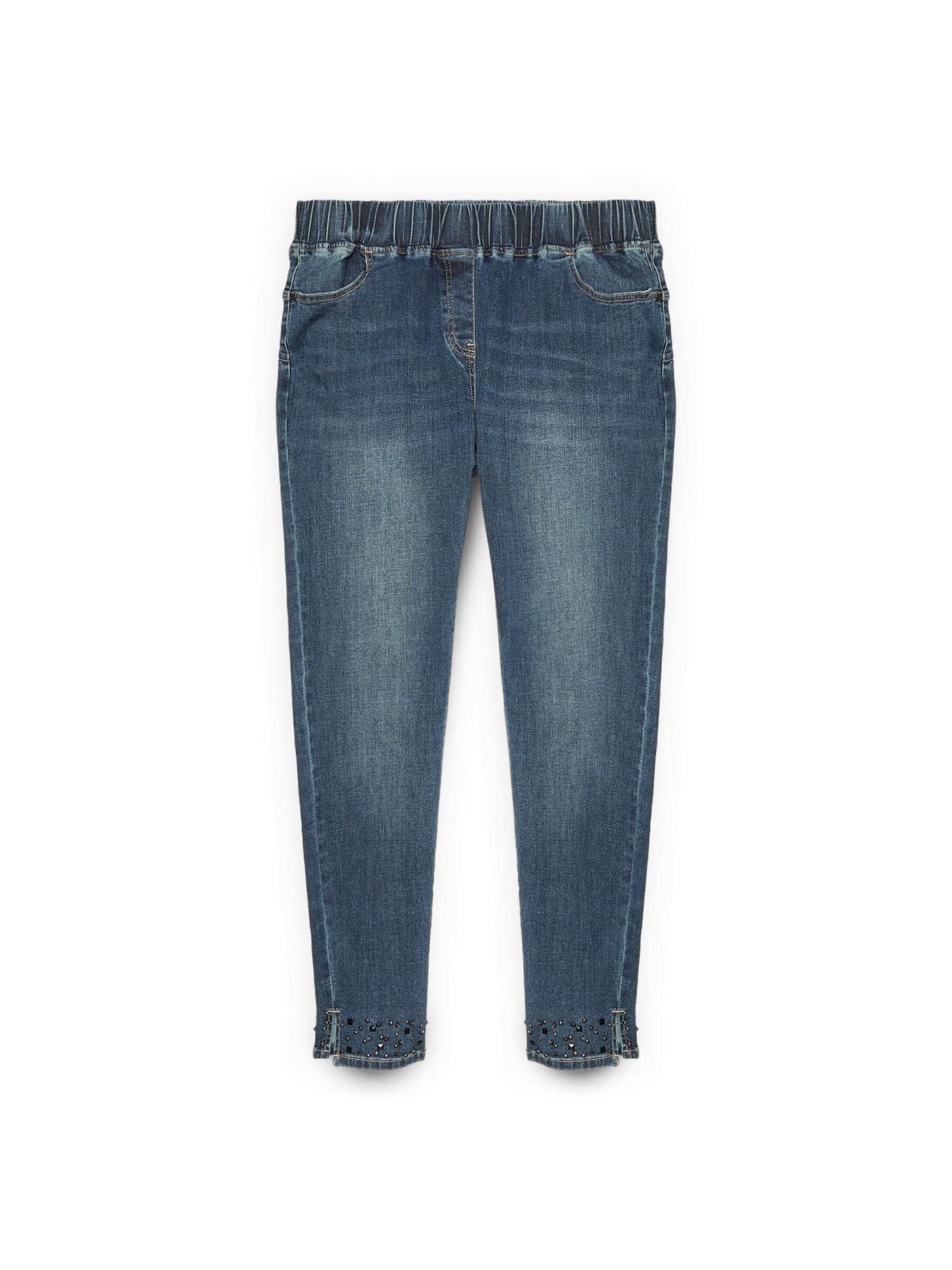 Fiorella Rubino Skinny Jeans in Blue: front