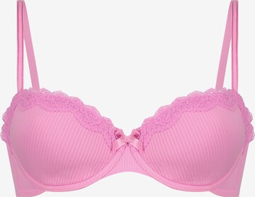 Hunkemöller Balconette Bra 'Lola' in Pink: front