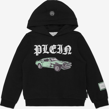 Philipp Plein Sweatshirt 'Racing' in Schwarz: Vorderseite