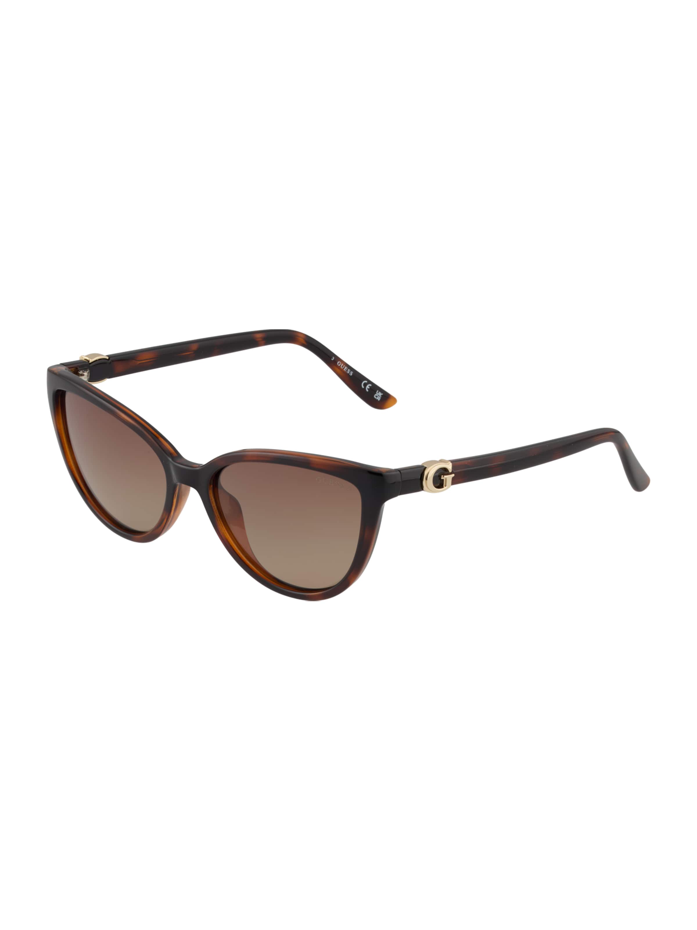 GUESS Sonnenbrille in Braun: Vorderseite