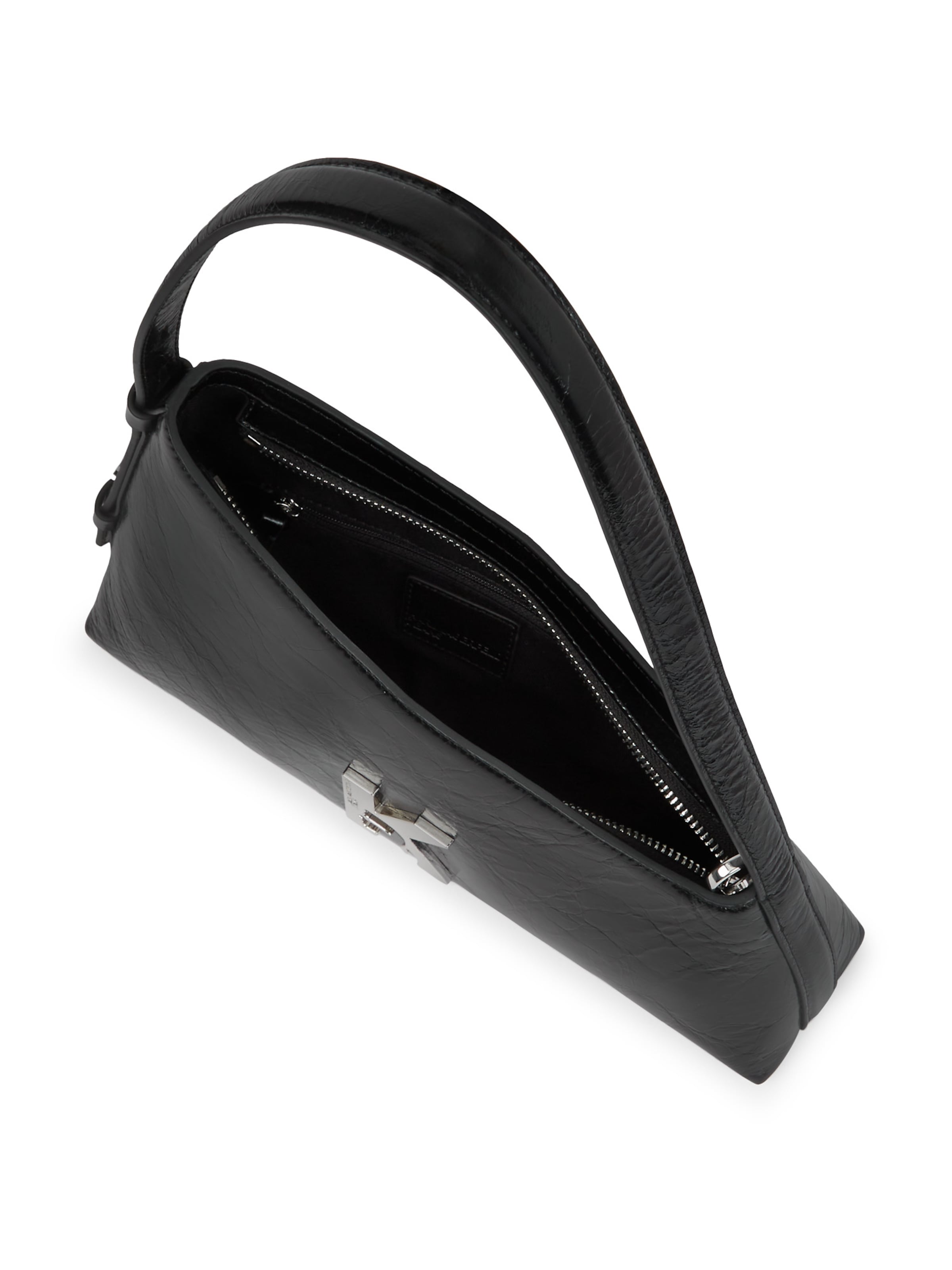 KARL LAGERFELD JEANS Чанта за през рамо ' Geo Hochglänzende Schultertasche ' в черно