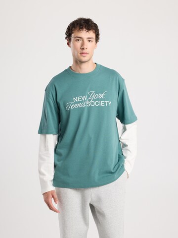 America Today Shirt in Groen: voorkant