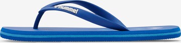 Hummel T-Bar Sandals 'Chevron' in Blue: front