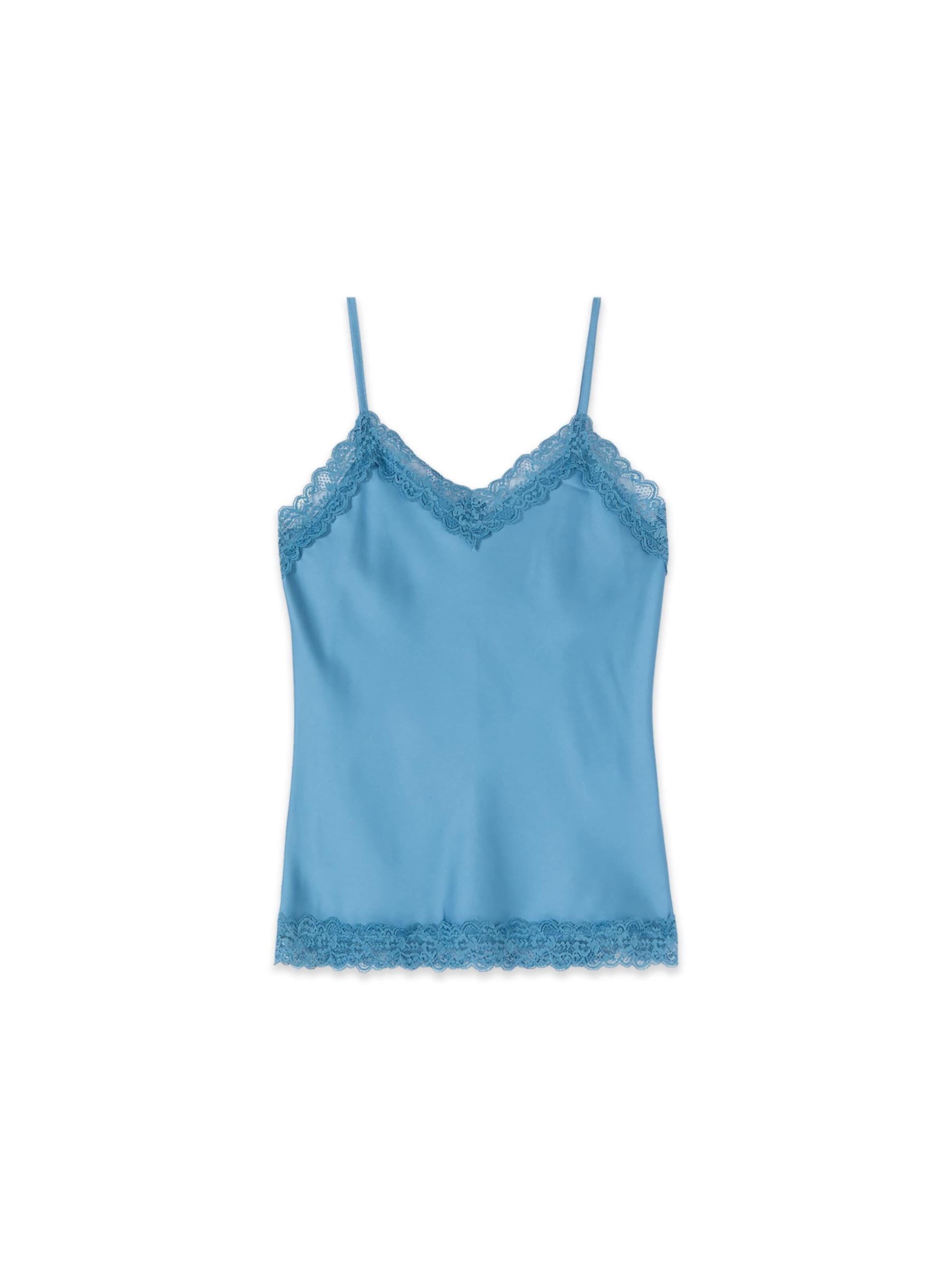 oltre - Top en azul: frente