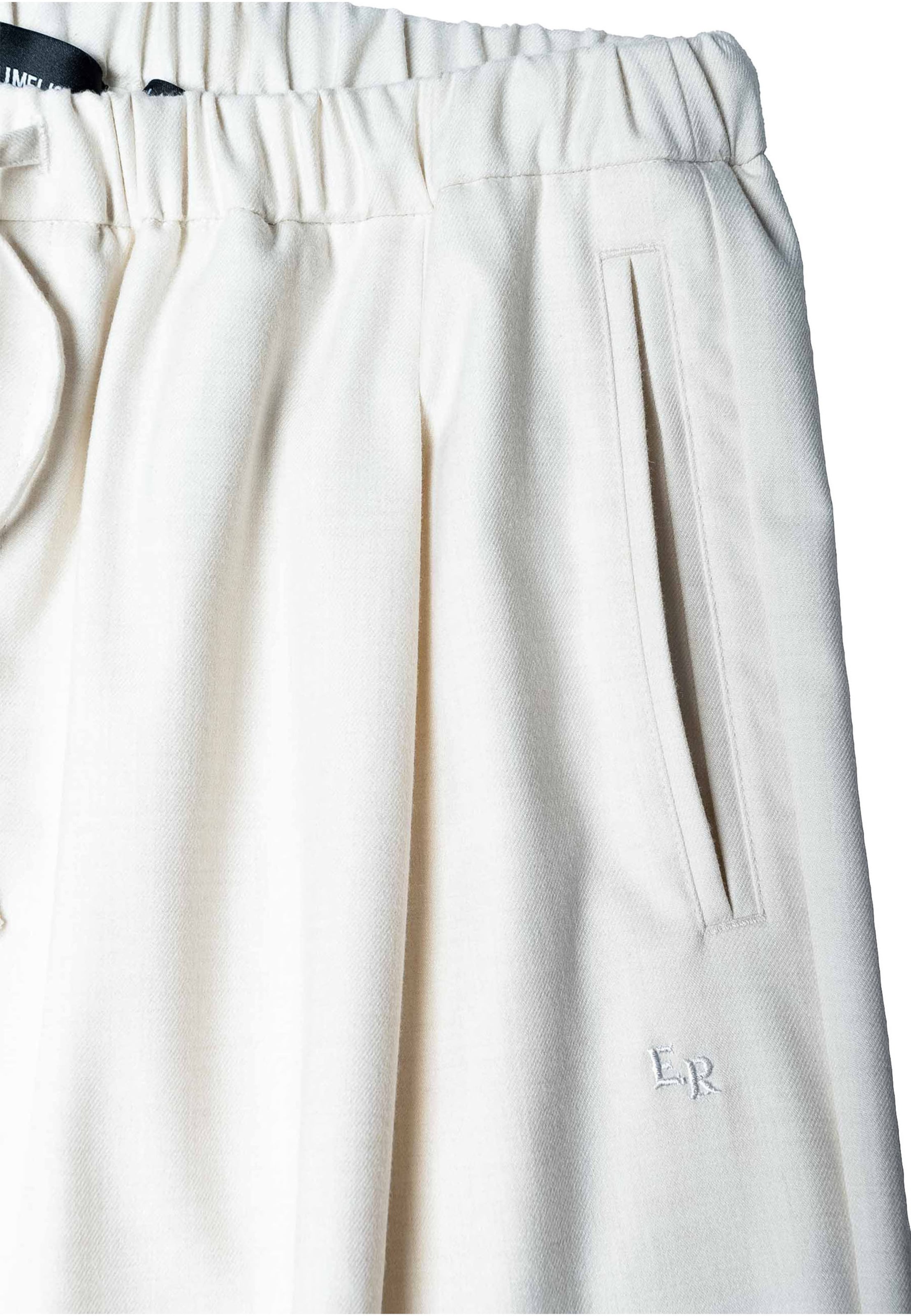 Elias Rumelis - Pierna ancha Pantalón 'Lex' en blanco