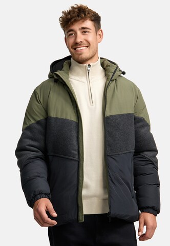 Veste d’hiver 'Urban' INDICODE JEANS en vert