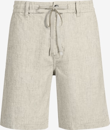 Pantalon BOSS en beige : devant