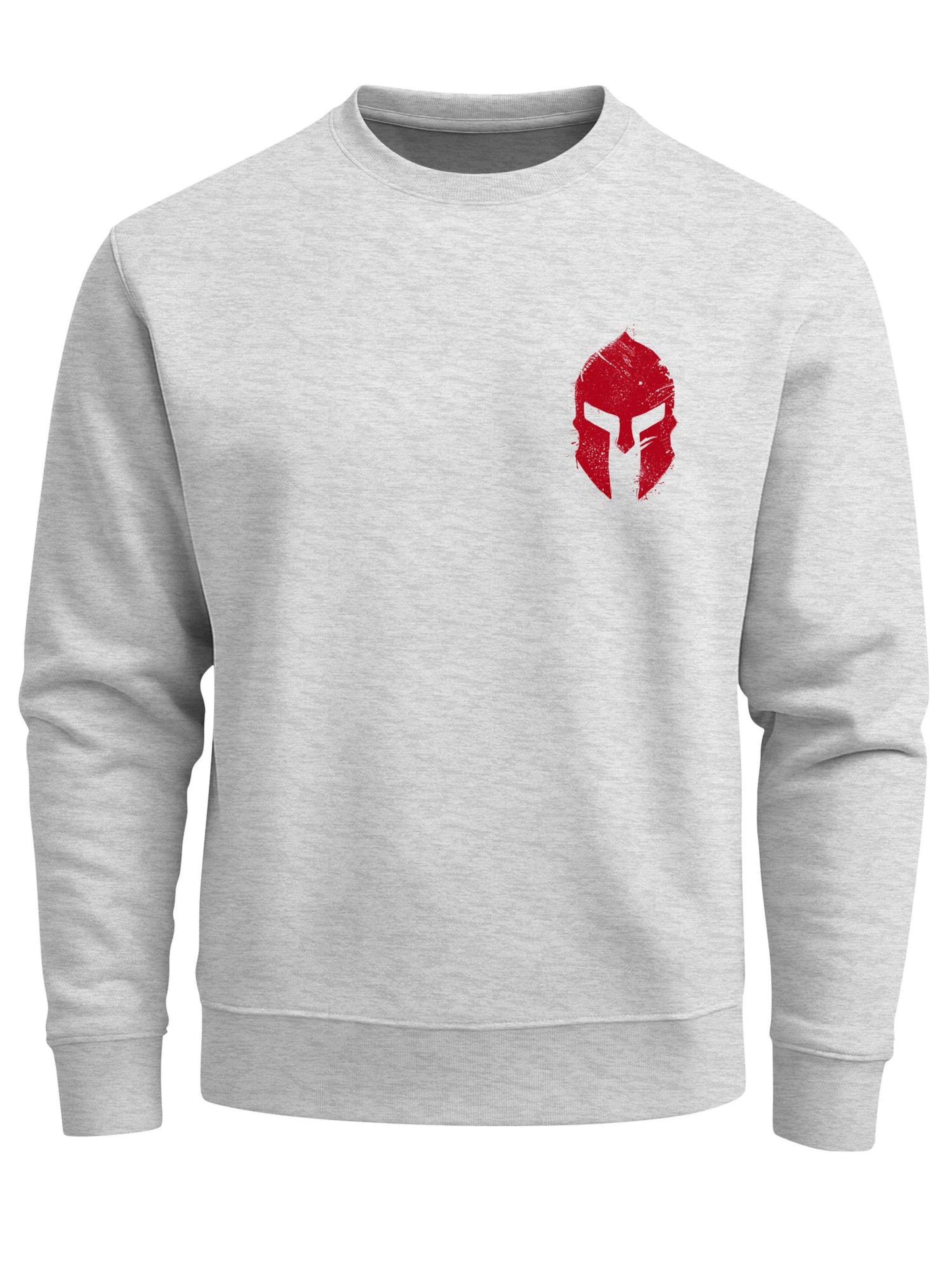 Neverless Sweatshirt 'Sparta 1'‌ in Grau: Vorderseite