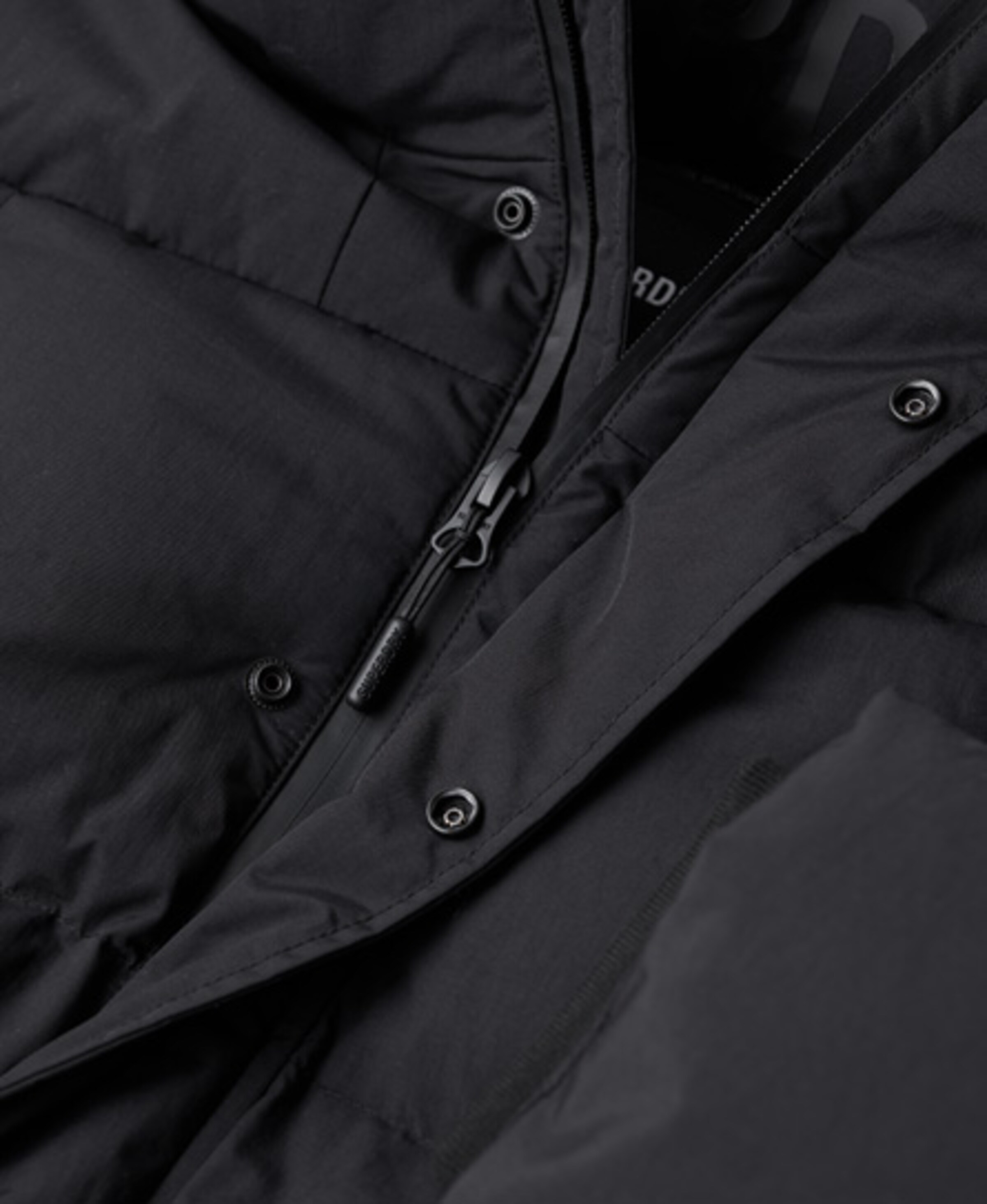 Superdry Winterjas in Zwart