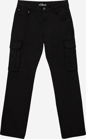 Pantalon 'Pete' s.Oliver en noir : devant