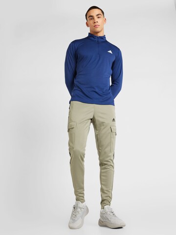 ADIDAS PERFORMANCE Λειτουργικό μπλουζάκι 'Essentials' σε μπλε