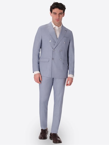 Coupe regular Veste de costume 'Alabastro' Distretto12 en bleu