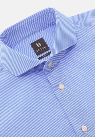 Coupe slim Chemise Boggi Milano en bleu