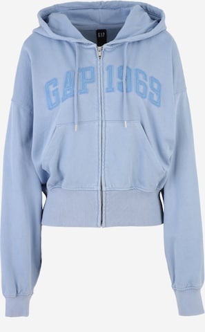 Giacca di felpa di Gap Tall in blu: frontale