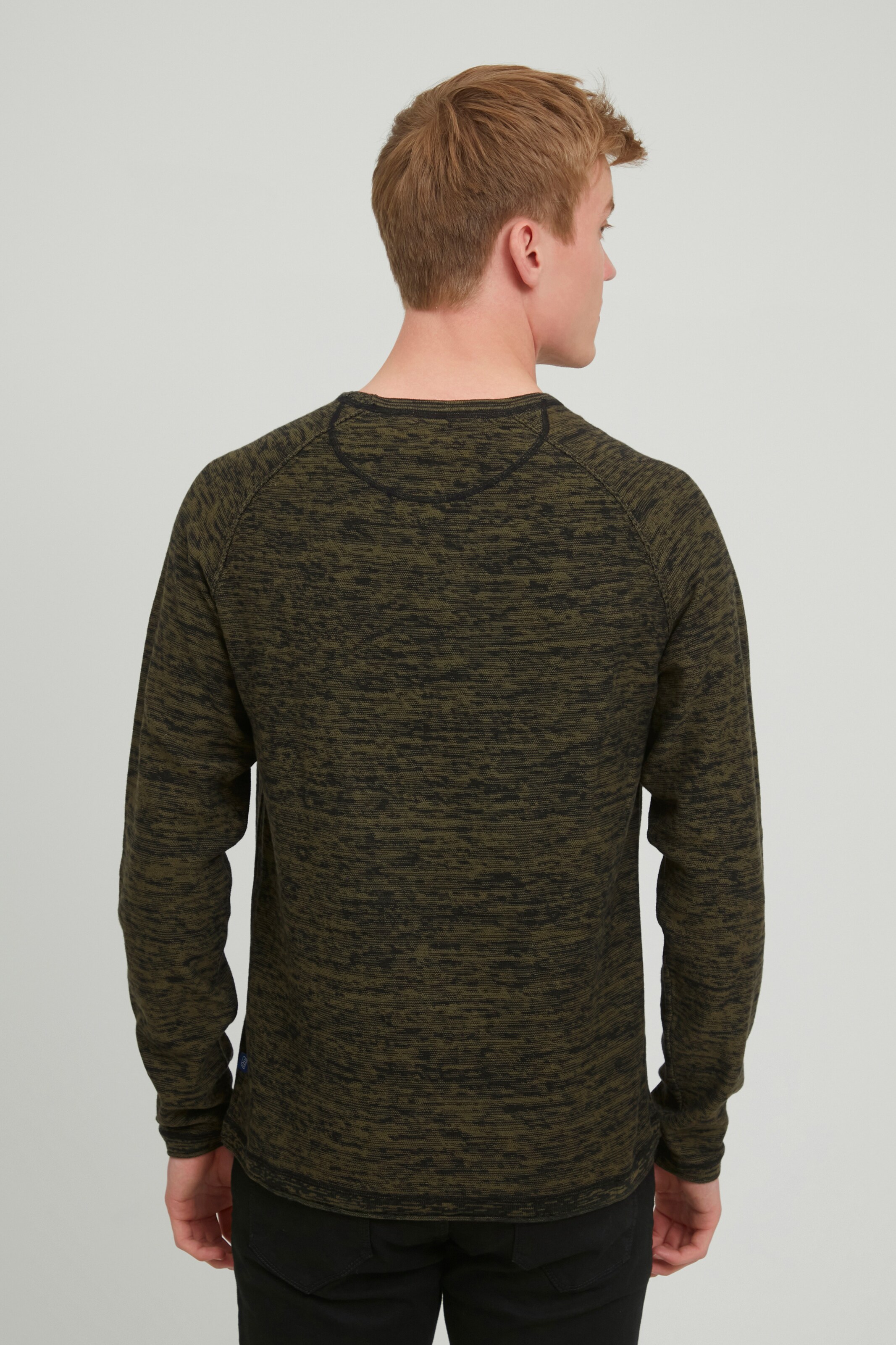 ABOUT YOU BLEND Grünmeliert in Pullover Oliv, |