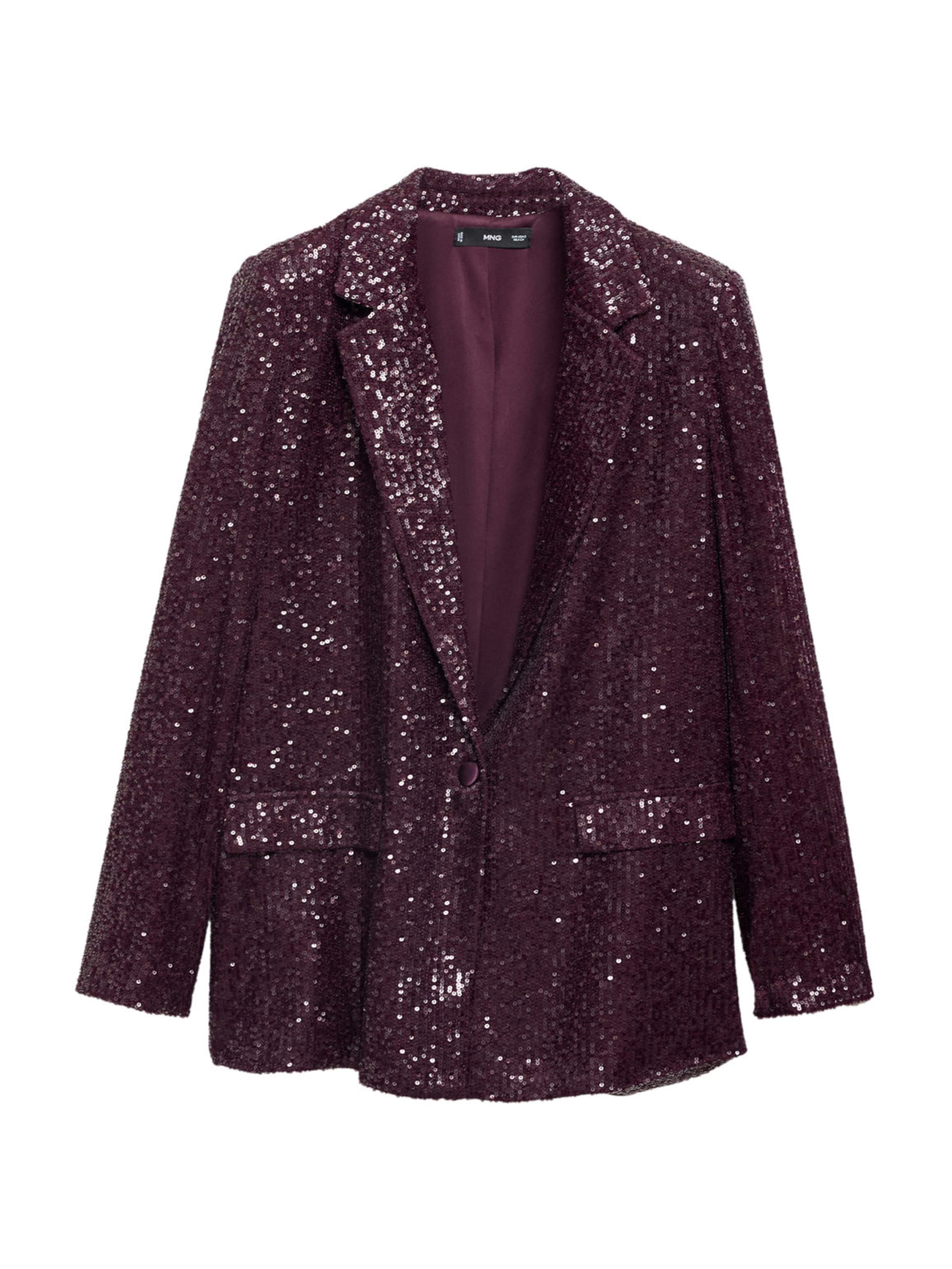 MANGO Blazer 'Xjupiter' | vinsko rdeča barva, Prikaz izdelka