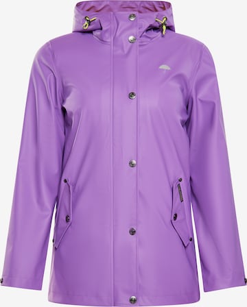 Schmuddelwedda Toiminnallinen takki värissä lila: etupuoli