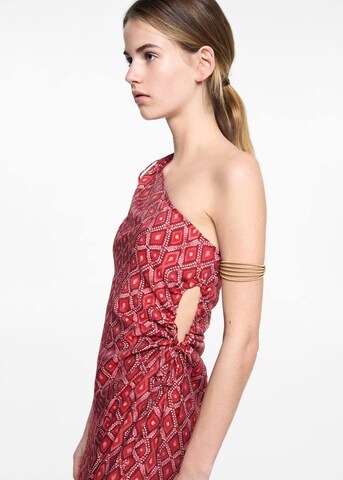 MANGO TEEN Dress 'Diamante' in Red