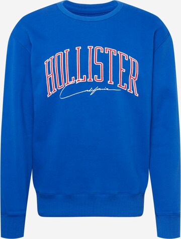 HOLLISTER Sweatshirt 'VARSITY CREW' in Blau: predná strana