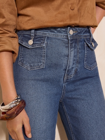 Wide leg Jeans de la Friends Like These pe albastru