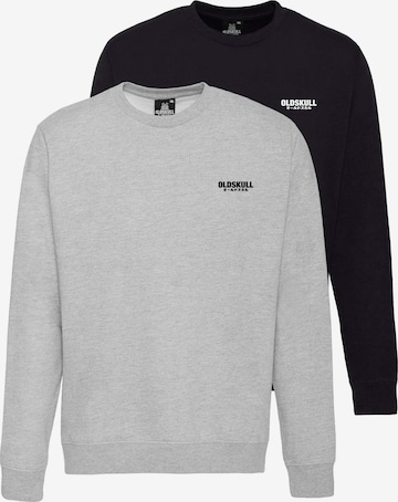 Oldskull Sweatshirt in Grey: front