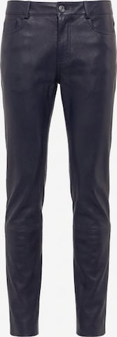 RICANO Skinny Hose ' PND ' in Blau: Vorderseite