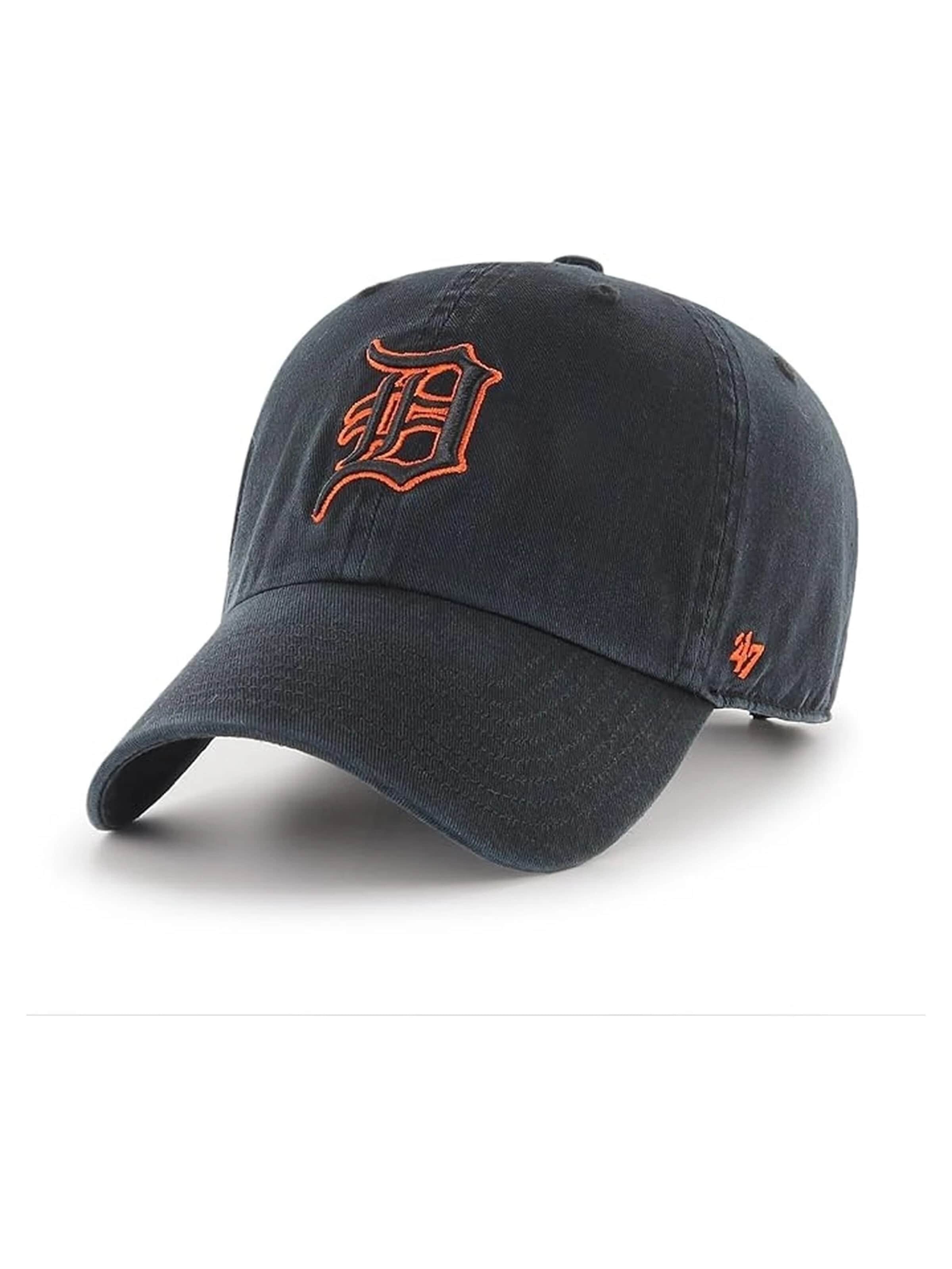 47 Brand - Gorra 'Gorra 47 brand negra detroit tigers brrr tech mvp cap' en negro: frente