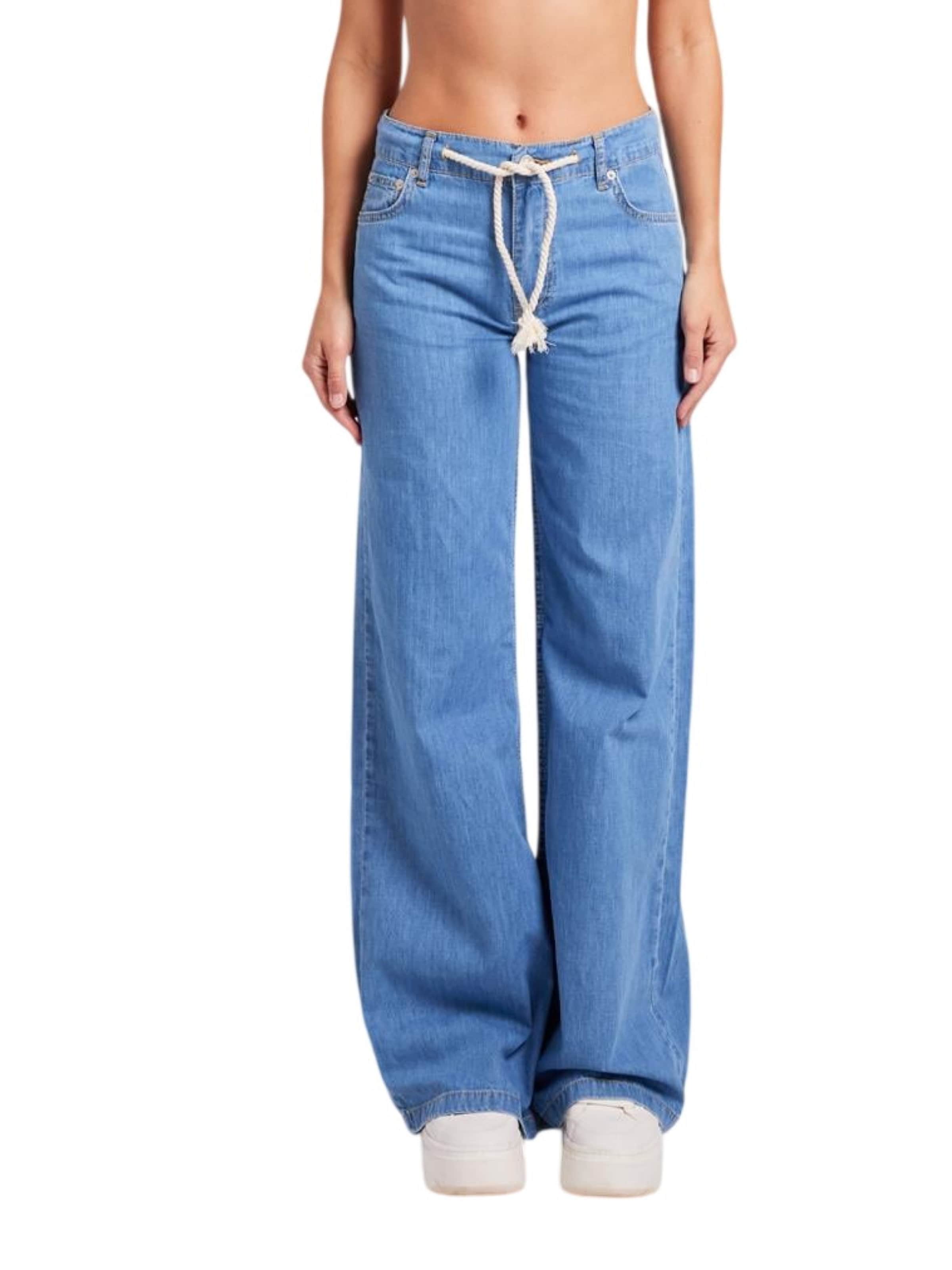 HOLLY LOLLY Wide Leg Jeans in Blau: Vorderseite