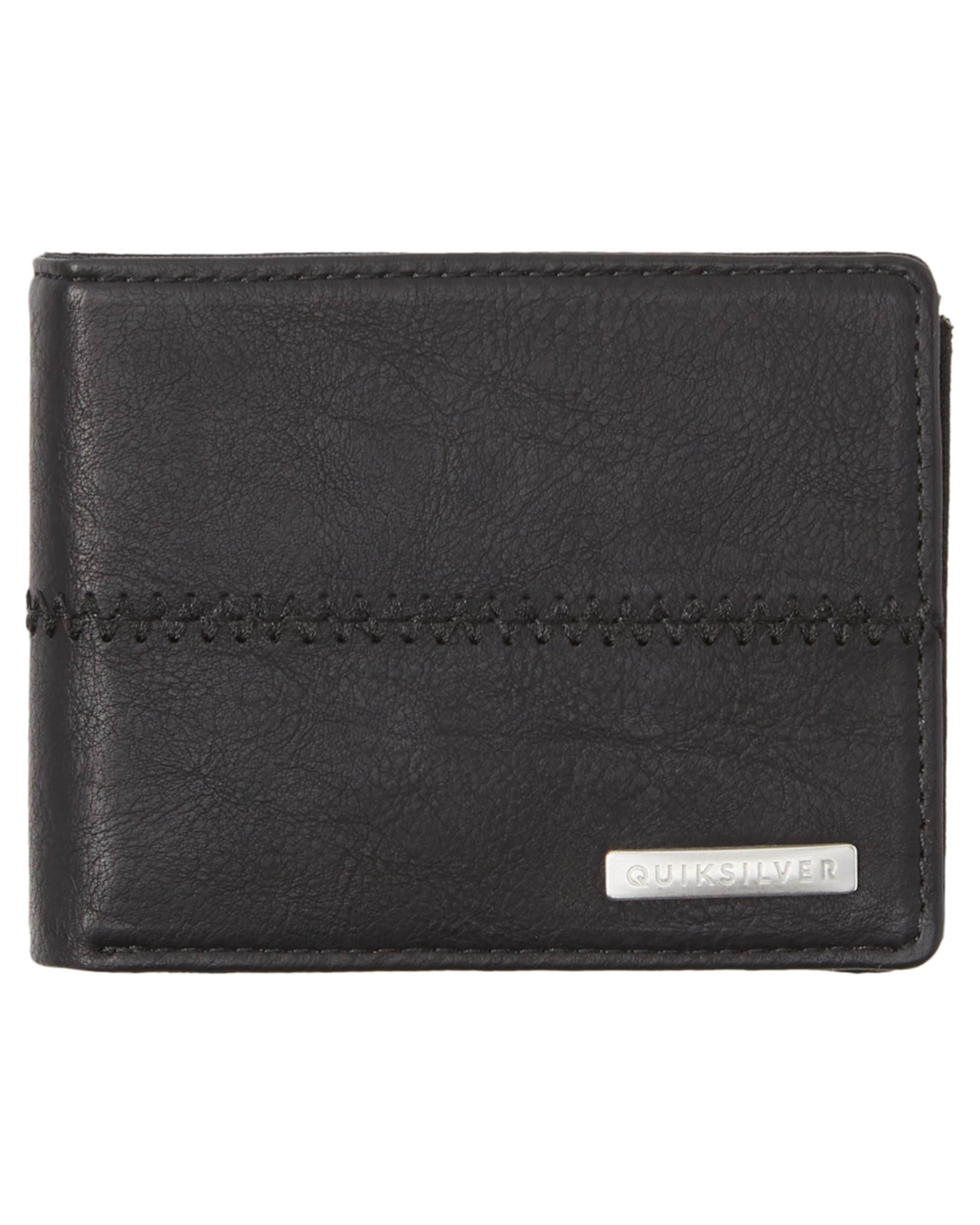 QUIKSILVER Wallet 'Stitchy' in Black: front