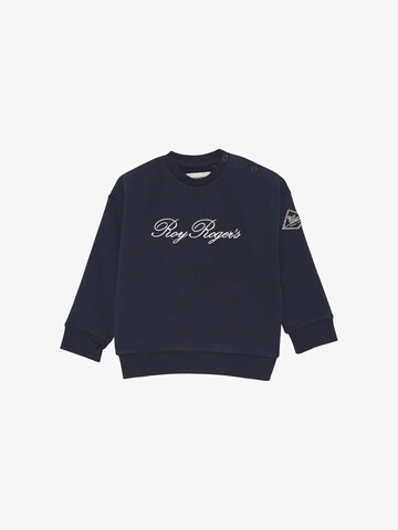 Roy Rogers Sweatshirt 'Fancy Cursive M' in Blue: front