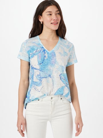 T-shirt TAIFUN en bleu : devant