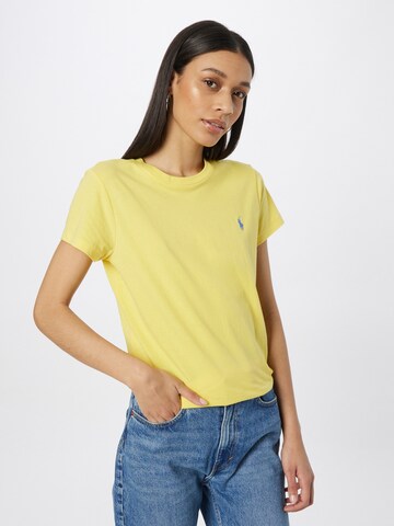 T-shirt Polo Ralph Lauren en jaune : devant