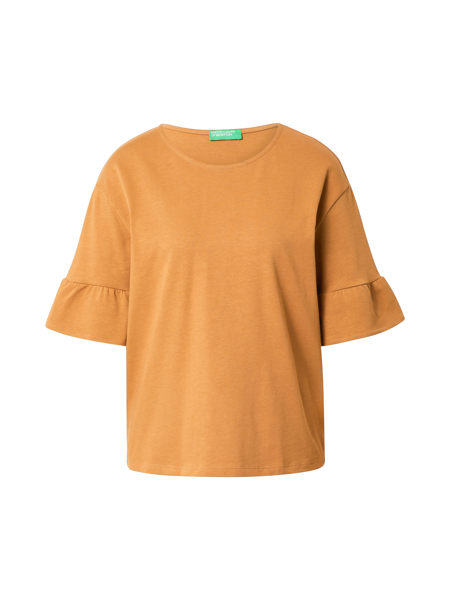 pbrN6 Koszulki & topy UNITED COLORS OF BENETTON Koszulka w kolorze Karmelowym 