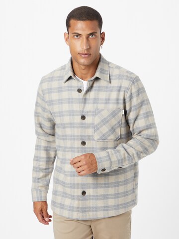 JOOP! Regular fit Button Up Shirt 'Kalan' in Grey: front