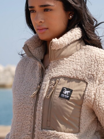 Surf Monkey Fleecejacke in Beige