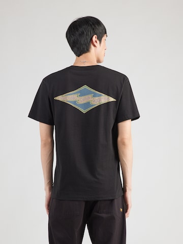 T-Shirt 'CRAYON WAVE' BILLABONG en noir : devant