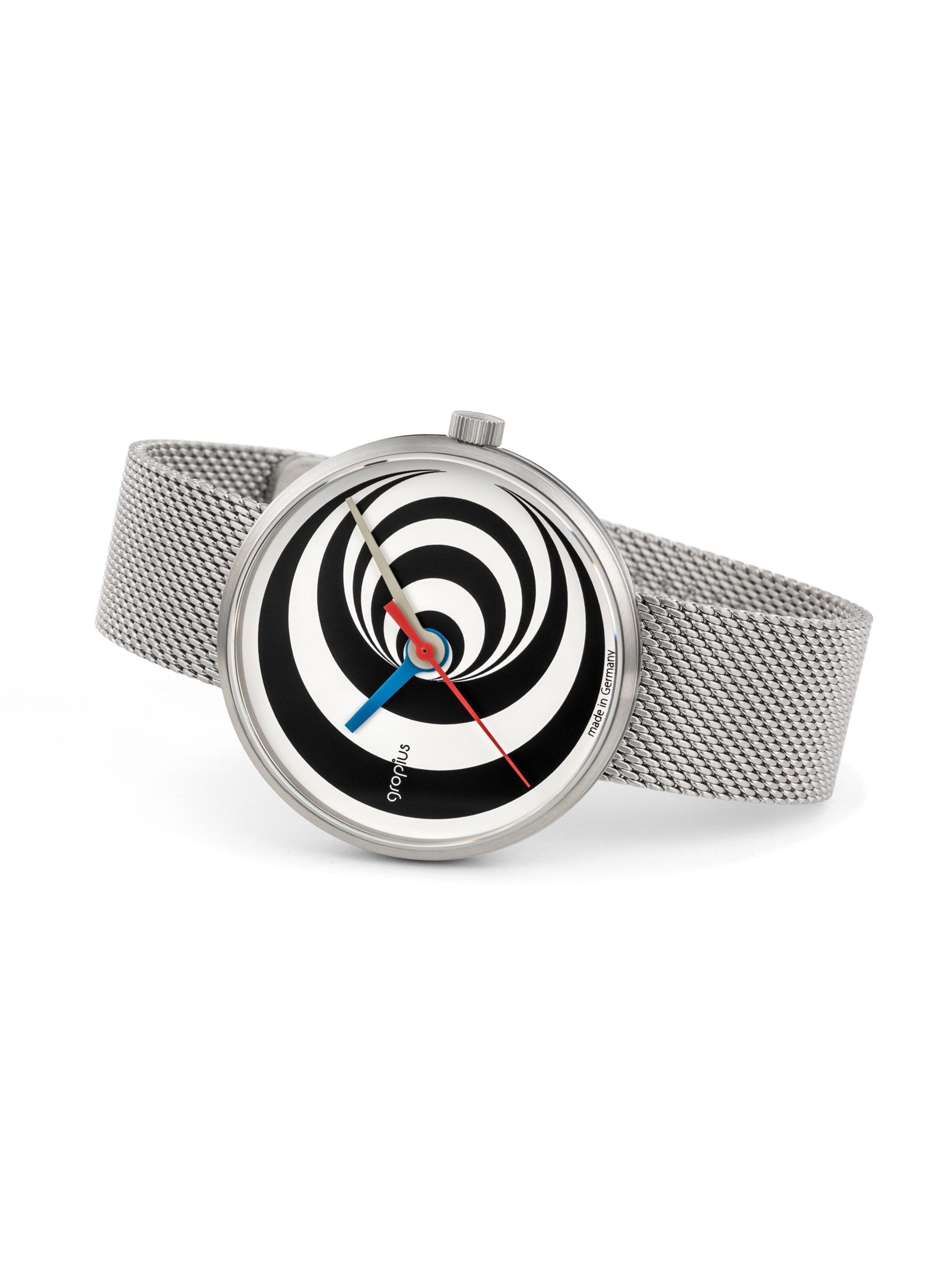 WALTER GROPIUS Analog Watch 'EXCENTRIC' in Black