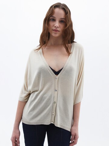 OXXO Strickjacke in Beige: Vorderseite