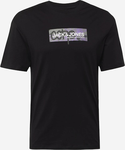 JACK & JONES Paita 'JCOAop' koossa M värissä harmaa / lila / musta / valkoinen, Tuotenäkymä