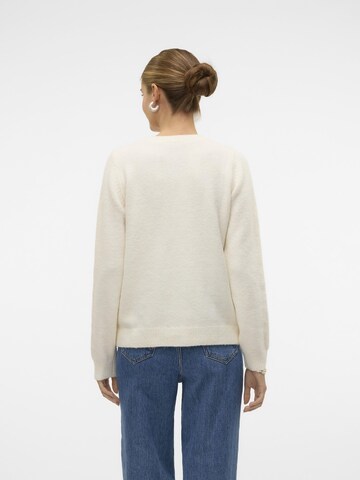 VERO MODA Knit cardigan 'LULEE' in White