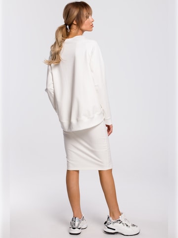 made of emotion Sweatshirt in Beige